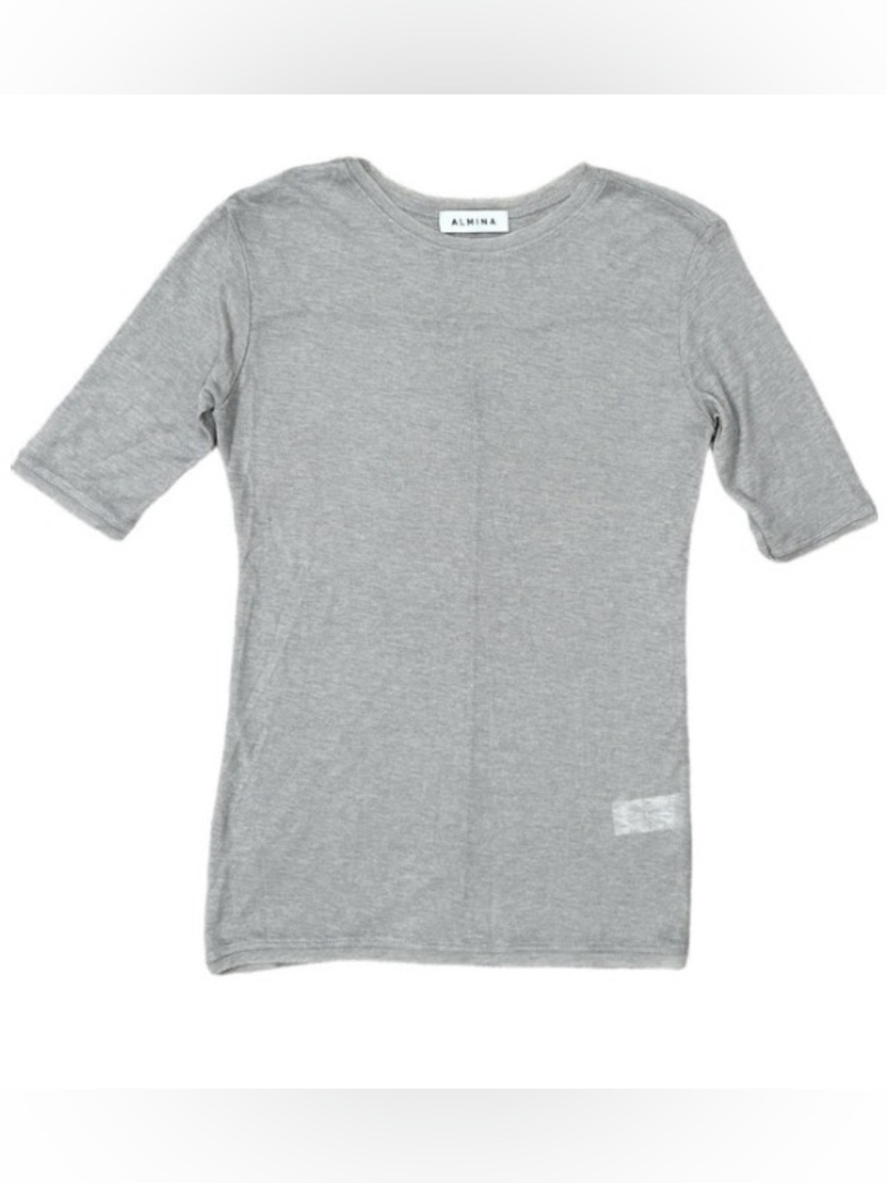 Almina Concept Gray Minimalist Tee